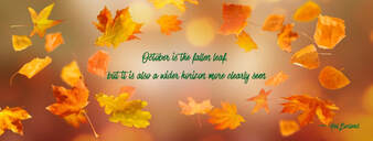 October is the fallen leaf quote